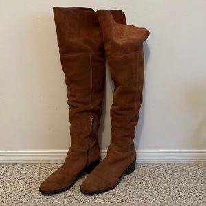 Coach, over the knee, suede boots. Size W8